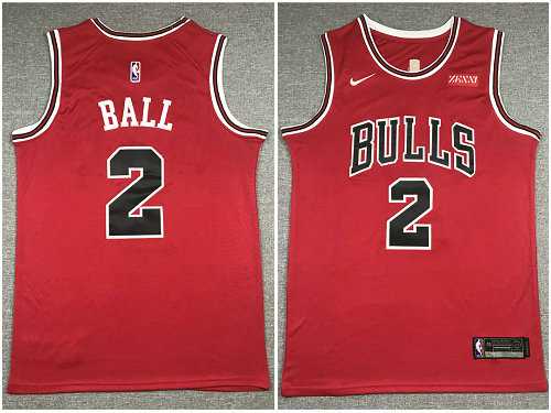 Bulls 2 Lonzo Ball Red Nike Swingman Jersey,We sell and wholesale Bulls 2 Lonzo Ball Red Nike Swingman Jersey on line form chian!